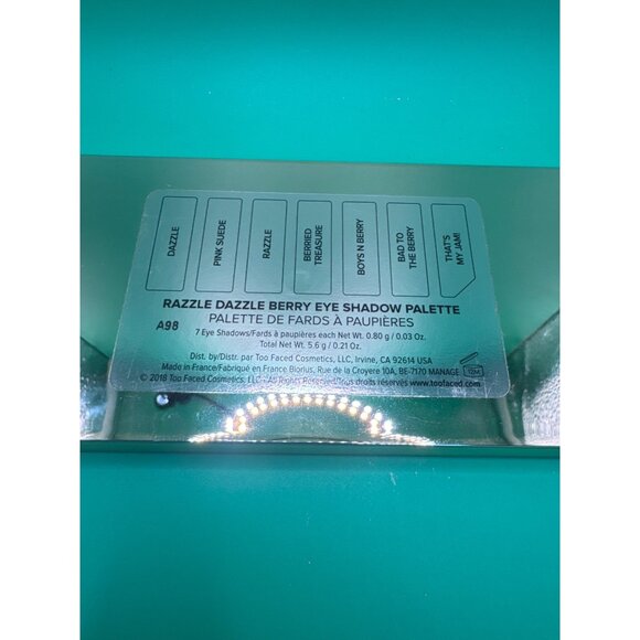 Too Faced Razzle Dazzle Berry Eye Shadow Palette - Picture 2 of 3